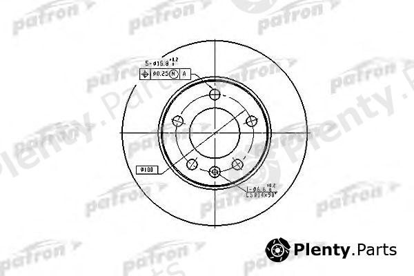  PATRON part PBD2805 Brake Disc