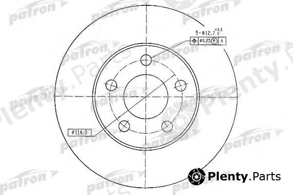  PATRON part PBD4744 Brake Disc