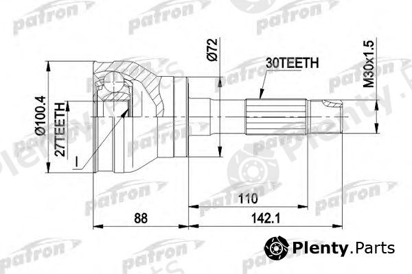  PATRON part PCV1002 Joint Kit, drive shaft