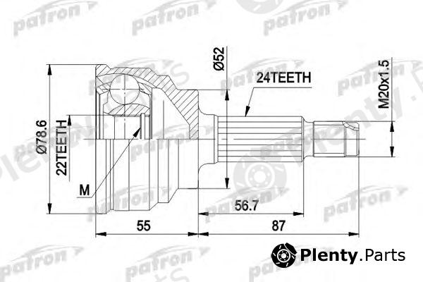  PATRON part PCV1024 Joint Kit, drive shaft