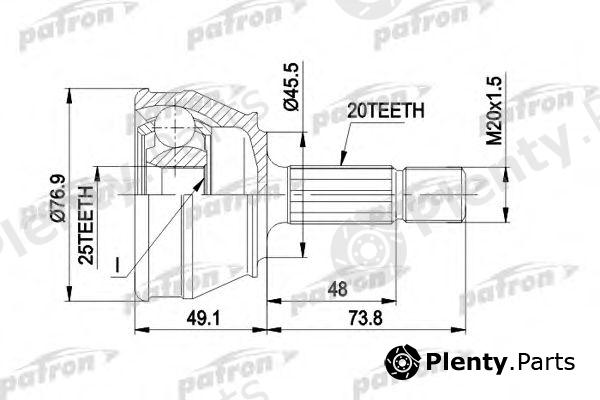  PATRON part PCV1035 Joint Kit, drive shaft