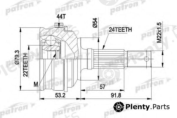  PATRON part PCV1159 Joint Kit, drive shaft