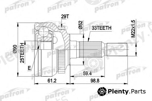  PATRON part PCV1269 Joint Kit, drive shaft