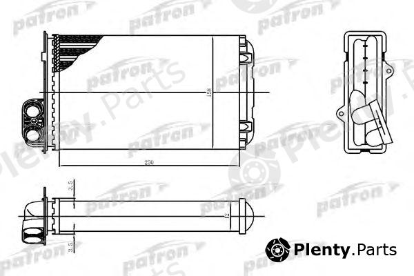  PATRON part PRS2064 Heat Exchanger, interior heating