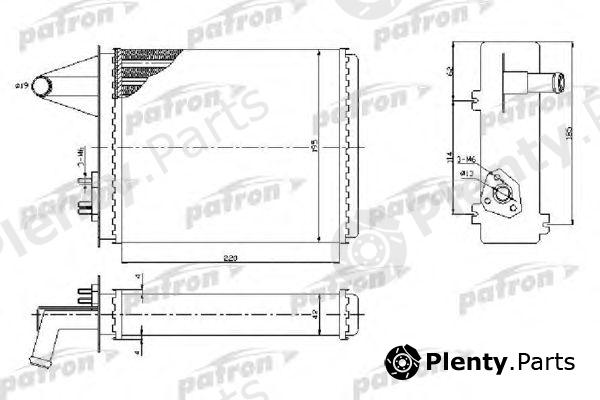 PATRON part PRS2093 Heat Exchanger, interior heating
