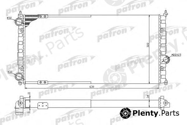  PATRON part PRS3521 Radiator, engine cooling