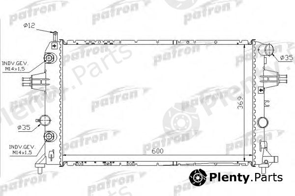  PATRON part PRS3584 Radiator, engine cooling