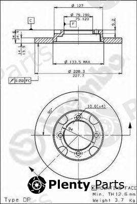  BREMBO part 08.5356.10 (08535610) Brake Disc