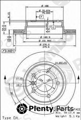  BREMBO part 09.7727.11 (09772711) Brake Disc