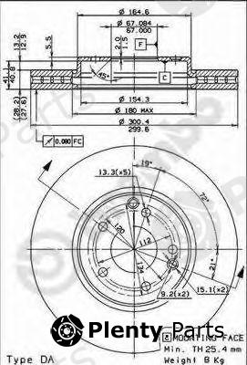  BREMBO part 09.8304.21 (09830421) Brake Disc