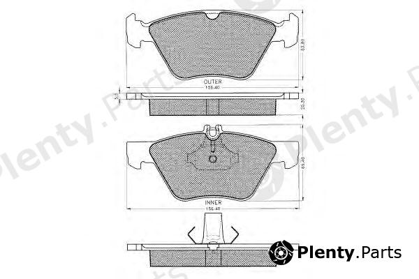  PEX part 7.457 (7457) Brake Pad Set, disc brake