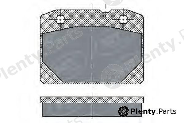  SCT Germany part SP102 Brake Pad Set, disc brake
