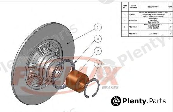  FREMAX part BD-4901 (BD4901) Brake Disc