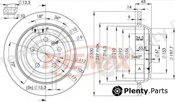  FREMAX part BD-3508 (BD3508) Brake Disc