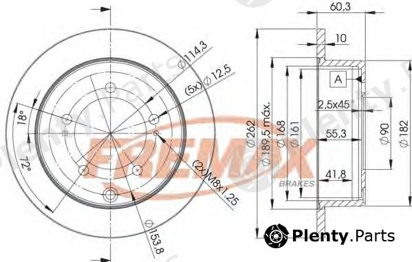  FREMAX part BD-8326 (BD8326) Brake Disc