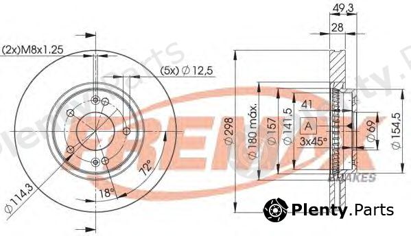 FREMAX part BD-5107 (BD5107) Brake Disc