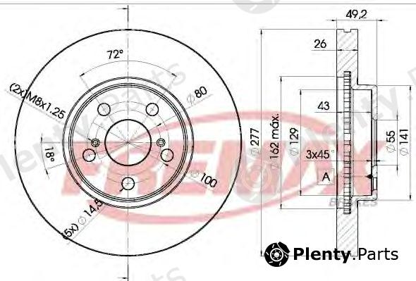 FREMAX part BD-0504 (BD0504) Brake Disc