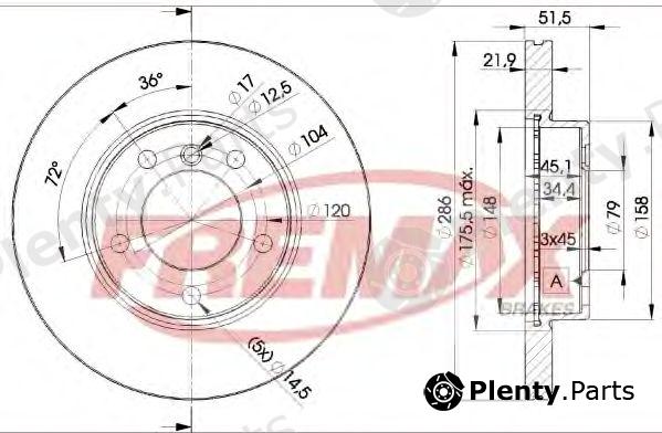  FREMAX part BD-0674 (BD0674) Brake Disc