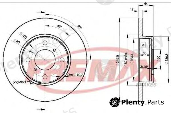  FREMAX part BD-0711 (BD0711) Brake Disc