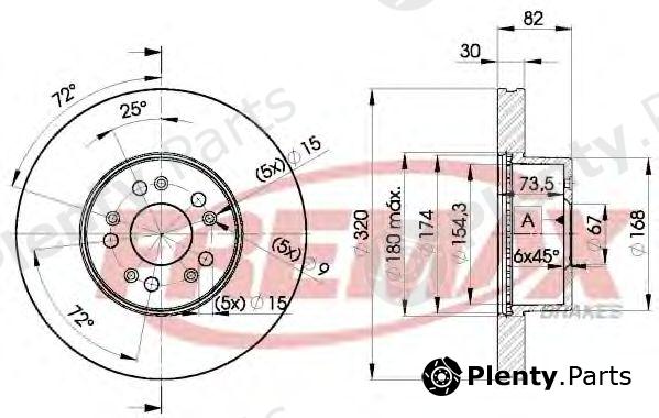  FREMAX part BD-0912 (BD0912) Brake Disc