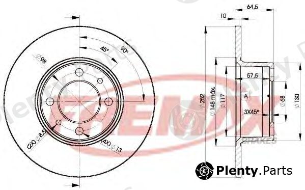  FREMAX part BD-1070 (BD1070) Brake Disc