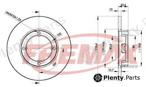  FREMAX part BD-1160 (BD1160) Brake Disc