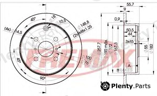  FREMAX part BD-2251 (BD2251) Brake Disc