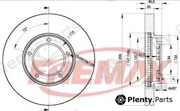  FREMAX part BD-2609 (BD2609) Brake Disc