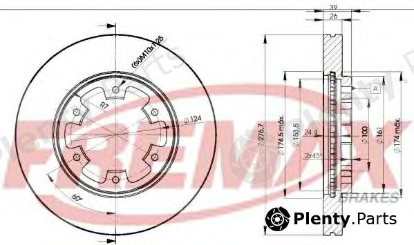  FREMAX part BD-3101 (BD3101) Brake Disc
