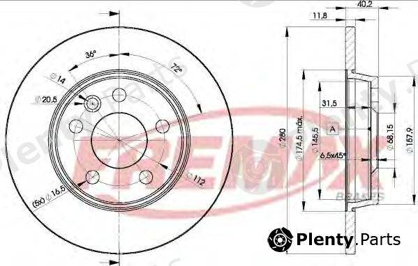  FREMAX part BD-3111 (BD3111) Brake Disc