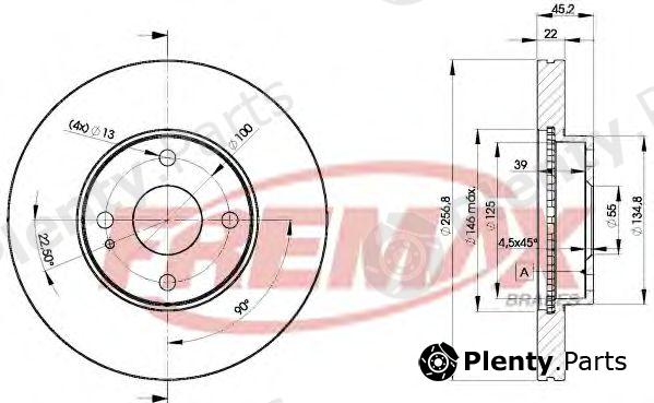  FREMAX part BD-3256 (BD3256) Brake Disc