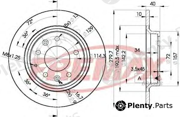  FREMAX part BD-3268 (BD3268) Brake Disc
