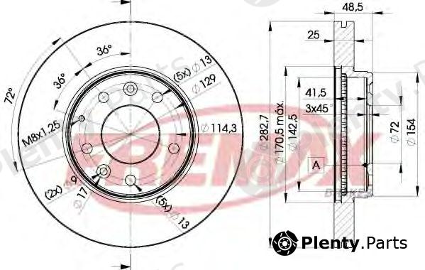  FREMAX part BD-3269 (BD3269) Brake Disc