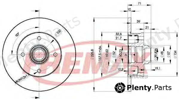  FREMAX part BD-3393 (BD3393) Brake Disc