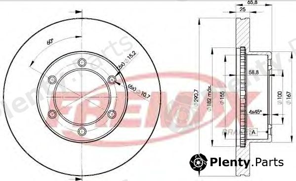  FREMAX part BD-3520 (BD3520) Brake Disc