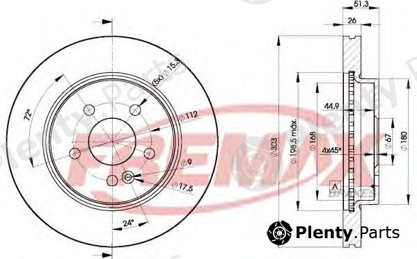  FREMAX part BD-4210 (BD4210) Brake Disc