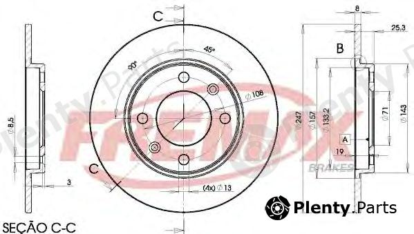  FREMAX part BD-4247 (BD4247) Brake Disc