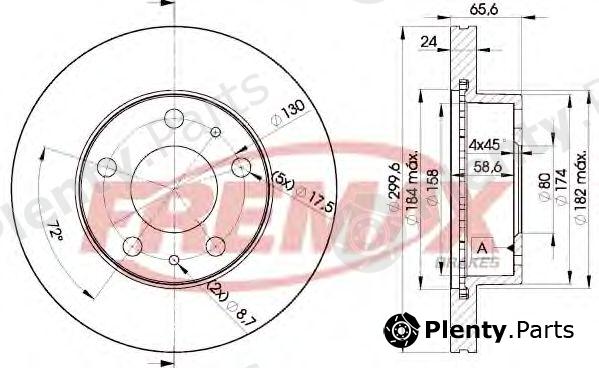  FREMAX part BD-4682 (BD4682) Brake Disc