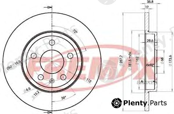  FREMAX part BD-5316 (BD5316) Brake Disc