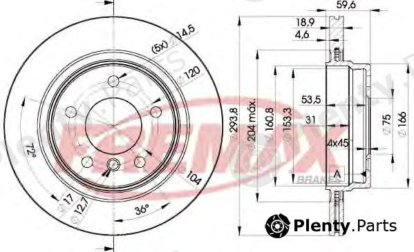  FREMAX part BD-5563 (BD5563) Brake Disc