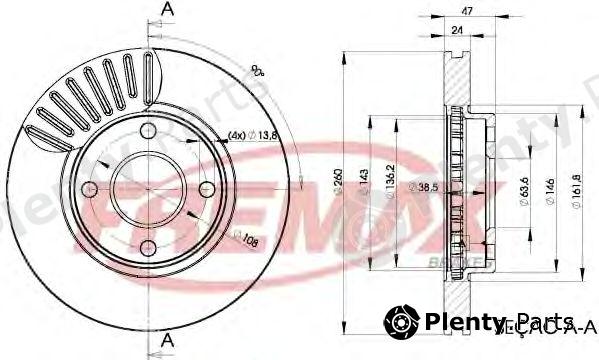  FREMAX part BD-6784 (BD6784) Brake Disc