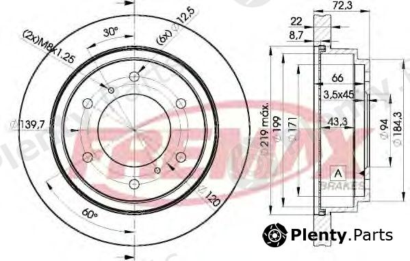  FREMAX part BD-8067 (BD8067) Brake Disc