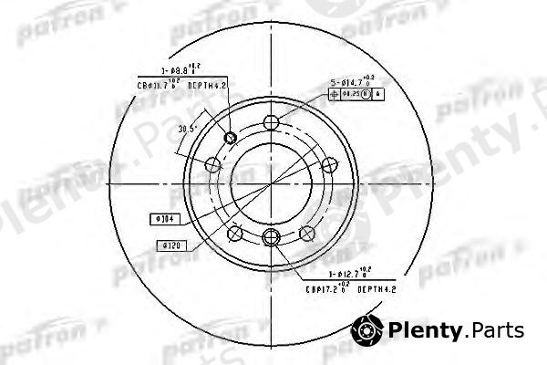  PATRON part PBD2687 Brake Disc