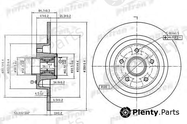  PATRON part PBD7012 Brake Disc