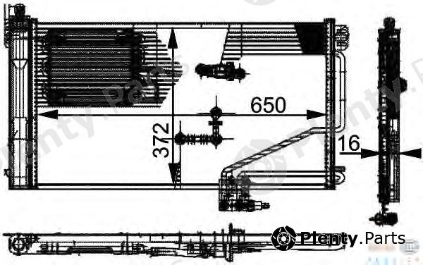  BEHR part 8FC351301-344 (8FC351301344) Condenser, air conditioning