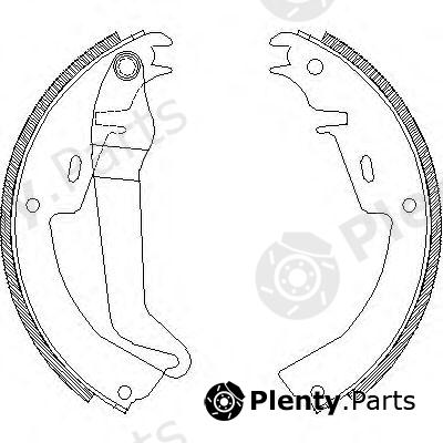  ROADHOUSE part 401000 Brake Shoe Set