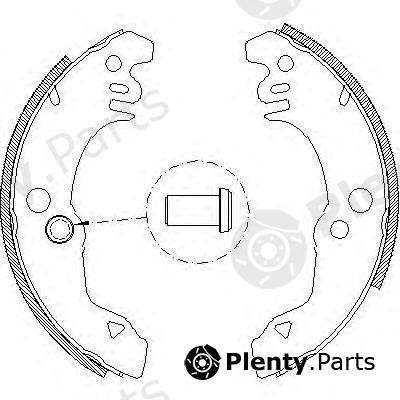  ROADHOUSE part 402100 Brake Shoe Set