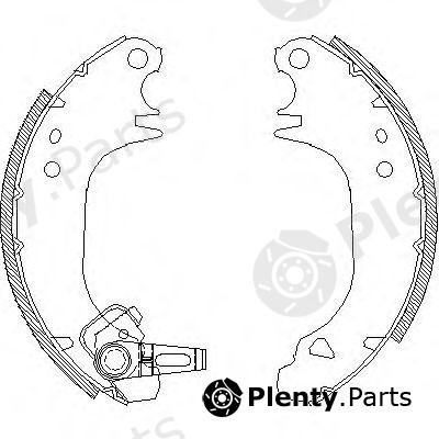  ROADHOUSE part 407500 Brake Shoe Set