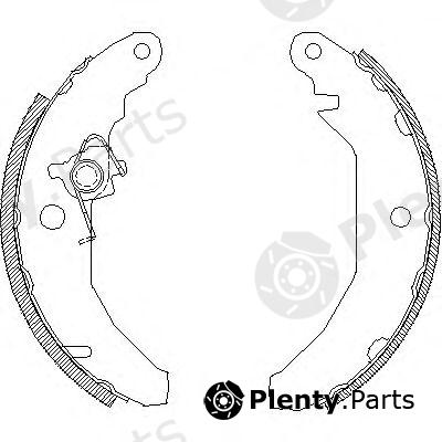  ROADHOUSE part 408100 Brake Shoe Set