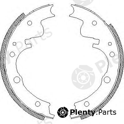  ROADHOUSE part 410400 Brake Shoe Set
